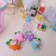 پاکن پینترستی طرح خرگوش و هویج، پاکن فانتزی لگویی دانش آموزی مدل خرگوش Cute Tochain Eraser Students Kawaii Rabbit Eraser For Kids poonelstore.com
