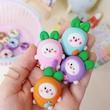 پاکن پینترستی طرح خرگوش و هویج، پاکن فانتزی لگویی دانش آموزی مدل خرگوش Cute Tochain Eraser Students Kawaii Rabbit Eraser For Kids poonelstore.com