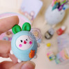 پاکن پینترستی طرح خرگوش و هویج، پاکن فانتزی لگویی دانش آموزی مدل خرگوش Cute Tochain Eraser Students Kawaii Rabbit Eraser For Kids poonelstore.com