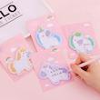 کاغذیادداشت پینترستی یونیکورن، استیک نوت فانتزی چسب دار مدل اسب تکشاخ cute unicorn sticky notes cute shapes markers flags tabs accessories cartoon sticky notes indexes tabs self adhesive sticky notes