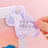 کاغذیادداشت پینترستی یونیکورن، استیک نوت فانتزی چسب دار مدل اسب تکشاخ cute unicorn sticky notes cute shapes markers flags tabs accessories cartoon sticky notes indexes tabs self adhesive sticky notes