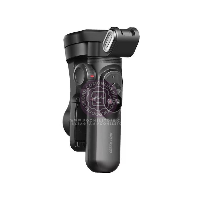 اسمارت استابلایزر گیمبال هوشمند ردیاب خودکار چهره 360 درجه گرین لاین نیویورک، گیمبال هوشمند گرین لاین قابلیت تعقیب اتوماتیک سوژه نسخه اورجینال مدل Green Lion New York Gimbal Smart Face Tracking GXV-3 Poonelstore