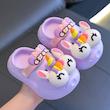 صندل کراکس پینترستی نسخه وارداتی مدل چشم قلمبه، کراکس فانتزی سیلیکونی مدل چشم قلمبه Cute Big Eyes Animals Design Orginal Version Fancy Fabric Shoes Suitable For Kids Poonelstore