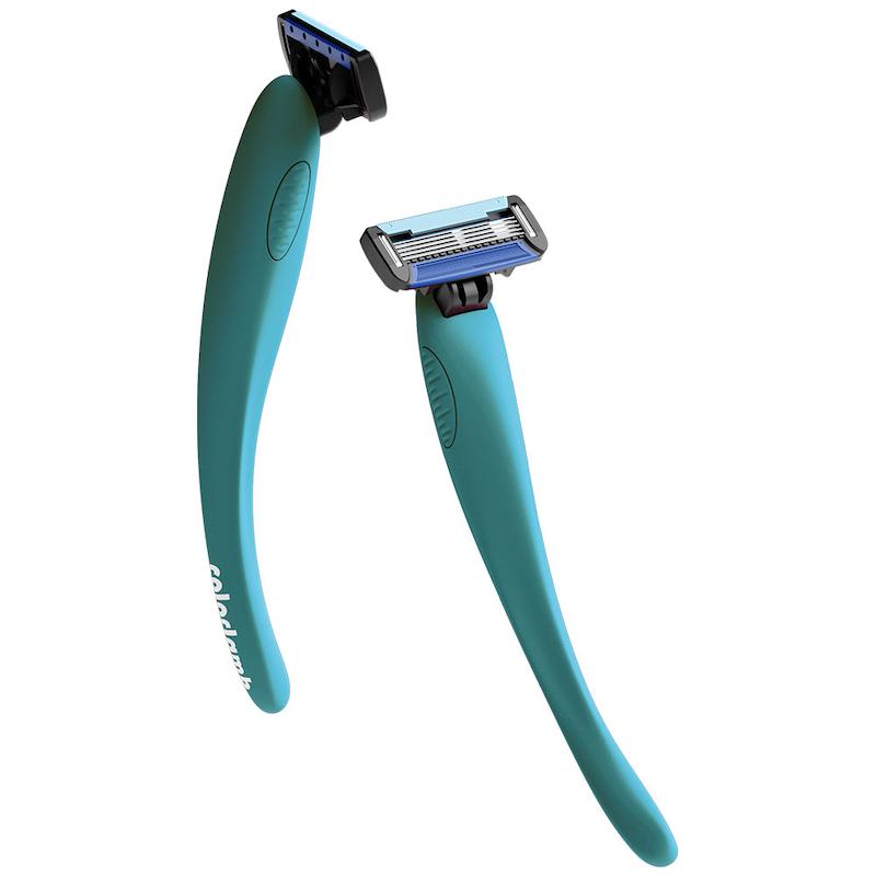 تیغ اصلاح 5 لایه کالرلمب مگنت استاندارد، شیور دستی کالرلمب قابل حمل دارای کیس نگهدارنده و استند مگنتی مناسب آقایان Colorlamb Portable Manual Men Razor Set Metal Handle Poonel Store