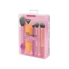 ست براش میکاپ ریل تکنیک، پکیج 6 تکه براش و پد آرایشی ریل تکنیک Real Techniques Everyday Essentials Original Version 01997 Model Poonel Store Online Shopping Platform