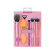 ست براش میکاپ ریل تکنیک، پکیج 6 تکه براش و پد آرایشی ریل تکنیک Real Techniques Everyday Essentials Original Version 01997 Model Poonel Store Online Shopping Platform