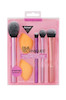 ست براش میکاپ ریل تکنیک، پکیج 6 تکه براش و پد آرایشی ریل تکنیک Real Techniques Everyday Essentials Original Version 01997 Model Poonel Store Online Shopping Platform
