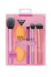 ست براش میکاپ ریل تکنیک، پکیج 6 تکه براش و پد آرایشی ریل تکنیک Real Techniques Everyday Essentials Original Version 01997 Model Poonel Store Online Shopping Platform
