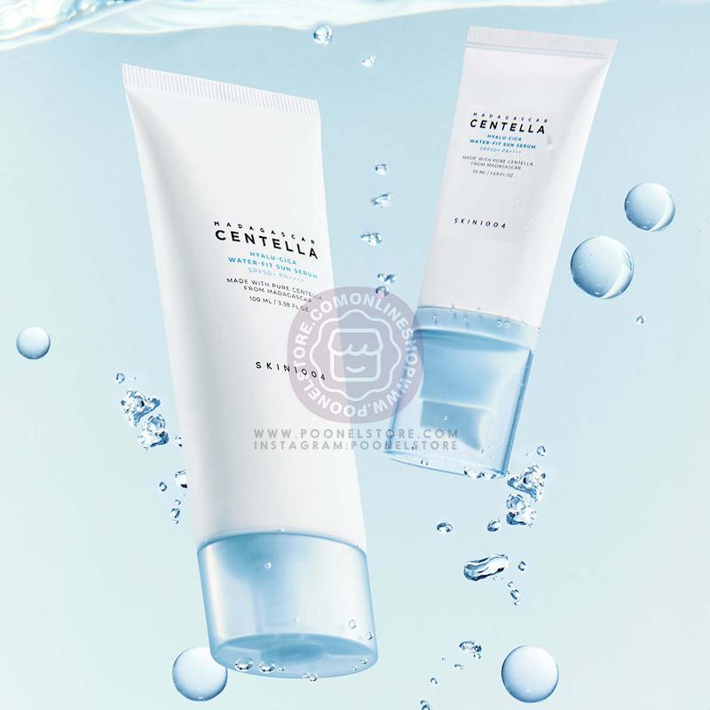 سرم ضد آفتاب سنتلا اسکین ماداگاسکار نسخه اورجینال Centella Madagascar Hyalu Cica Water Fit Sun Serum Skin 1004 Poonel Store Online Shopping Platform