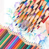 مداد آبرنگی دلی نسخه اورجینال وارداتی باکس استوانه بسته 12,24,36,48 عددی Deli Colored Pencils 48 Colors Erasable Color Pen Set for Coloring Drawing Sketching For Student Poonel Store