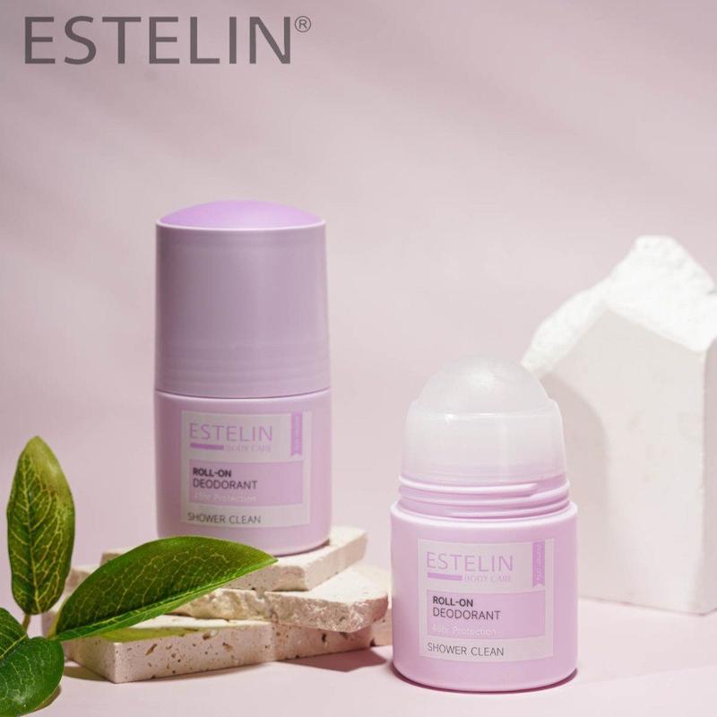 مام رول معطر ضد عرق و دئودورانت استلین نسخه اورجینال وارداتی حاوی 50 میلی لیتر به همراه ماسک میوه ای صورت Estelin Shower Clean Roll On Deodorant Poonel Store Online Shopping Platform