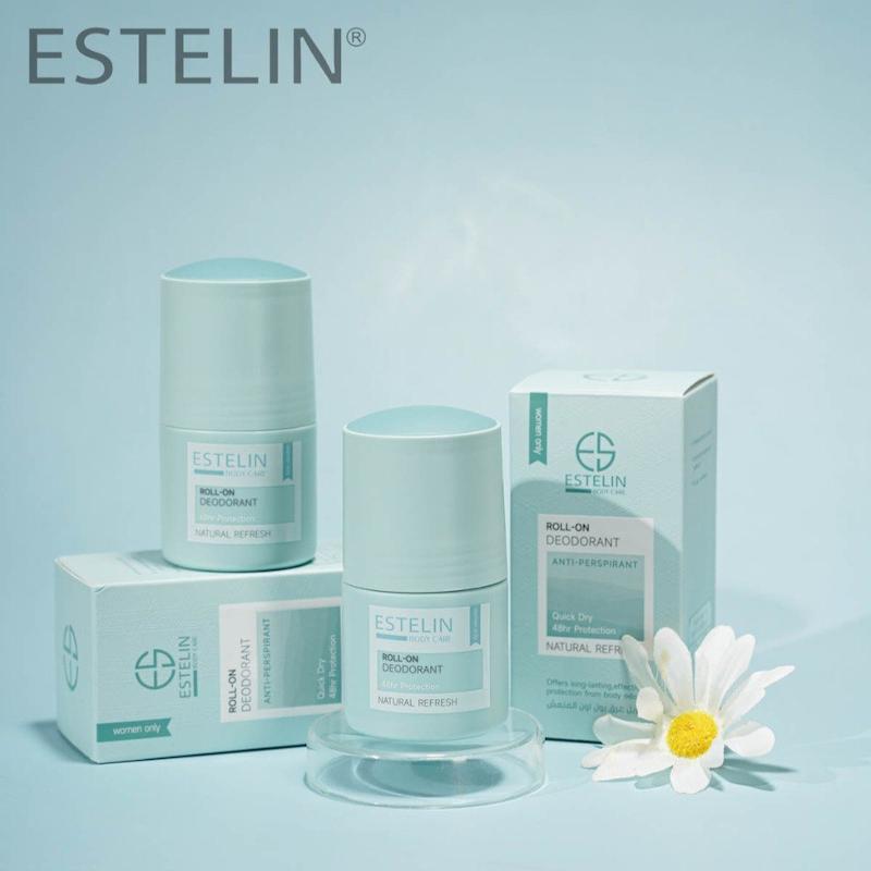 مام رول معطر ضد عرق و دئودورانت استلین نسخه اورجینال وارداتی حاوی 50 میلی لیتر به همراه ماسک میوه ای صورت Estelin Shower Clean Roll On Deodorant Poonel Store Online Shopping Platform