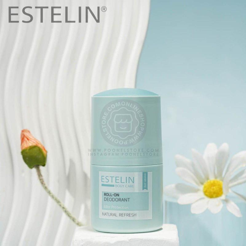 مام رول معطر ضد عرق و دئودورانت استلین نسخه اورجینال وارداتی حاوی 50 میلی لیتر به همراه ماسک میوه ای صورت Estelin Shower Clean Roll On Deodorant Poonel Store Online Shopping Platform