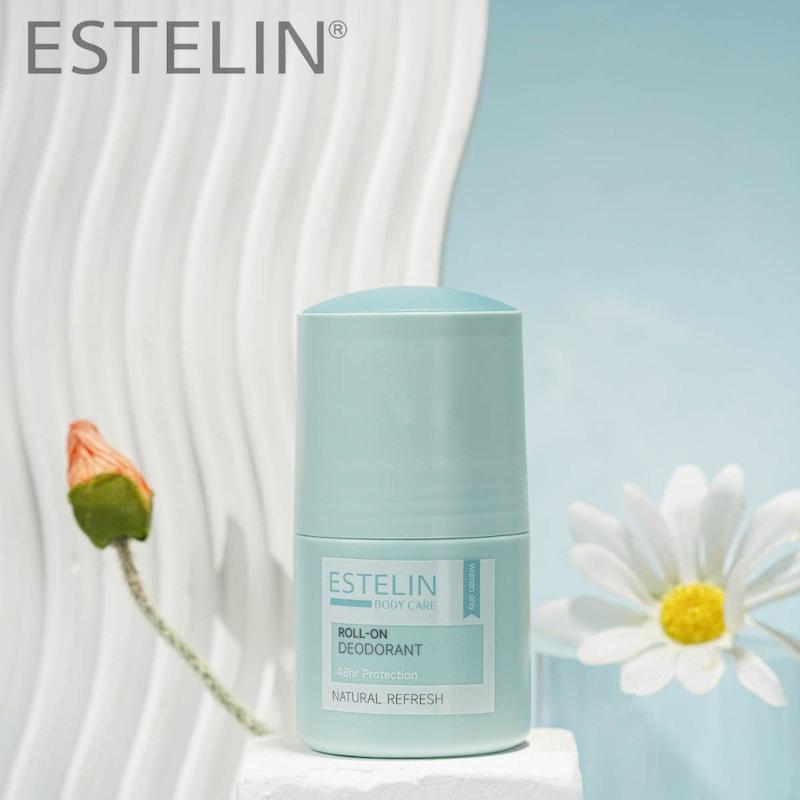 مام رول معطر ضد عرق و دئودورانت استلین نسخه اورجینال وارداتی حاوی 50 میلی لیتر به همراه ماسک میوه ای صورت Estelin Shower Clean Roll On Deodorant Poonel Store Online Shopping Platform