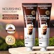 کرم مرطوب کننده پینترستی، روشن کننده، آبرسان و معطر دست سادور رایحه کافئین و قهوه بسته 5 عددی Cute Sadoer Coffee And Caffein Body And Hands Cream Poonel Store