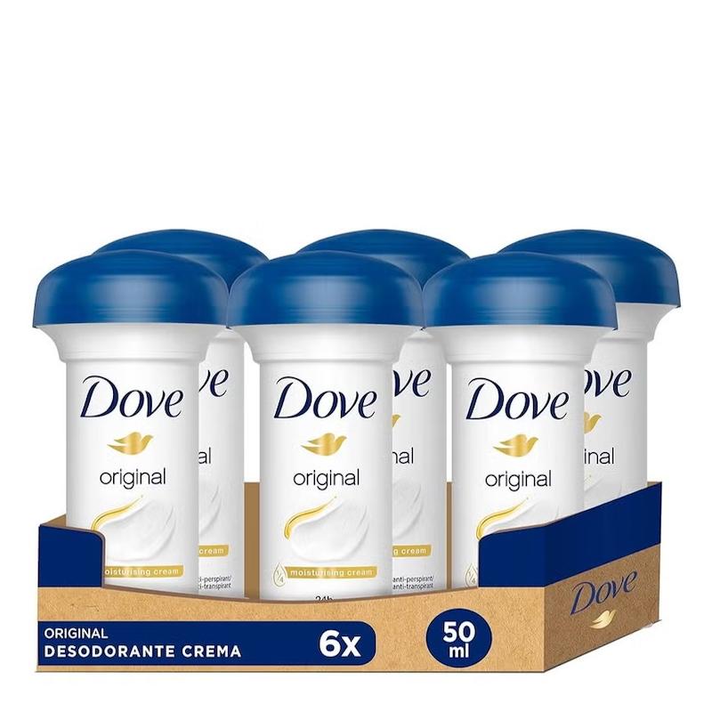 مام بدن داو مدل قارچی ماندگاری 24 ساعته نسخه اورجینال مقدار 50 میلی گرم Dove Moisturising Cream Original Version 50 ml Poonel Store