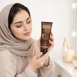 کرم مو ترمیم کننده و آبرسان کراتین کوئین مدل پروتئین برزیلی وزن 250 گرم نسخه اورجینال Keratine Queen Deep Hydration Protein Brazilian Leavein Hair Care Cream Poonel Store