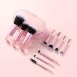 براش میکاپ کیفی، براش کیفی آرایشی نسخه وارداتی و اورجینال Cute Beauty Bag Pink Brush Original Version Best Brand Everyday Essentials Poonel Store