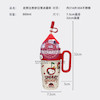 تراولماگ پینترستی تامبلر مدل اسنوپی ظرفیت 800 میلی لیتر بدنه ضد طعم و ضد بو کد Drink Water Bottle Cherry Snoopy Kids Thermal Stainless Steel Bottle
