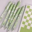 خودکار پینترستی قورباغه، خودکار ژله ای فانتزی کیوت مدل قورباغه Cute Frog Limited Pen Push Type High Value Matcha Croaking Press Gel Pen 0.5 Black Quick Drying Water Pen Poonel Store