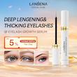 سرم تقویت کننده مژه و ابرو لانبنا نسخه اورجینال حاوی ترکیبات گیاهی نسخه وارداتی Lanbena Nourishing Liquid Eyelash Serum Poonel Store Online Shopping Platform