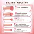 براش میکاپ استندی، براش استند دار آرایشی نسخه وارداتی Cute Beauty Stand Brush Original Version Best Brand Everyday Essentials Poonel Store