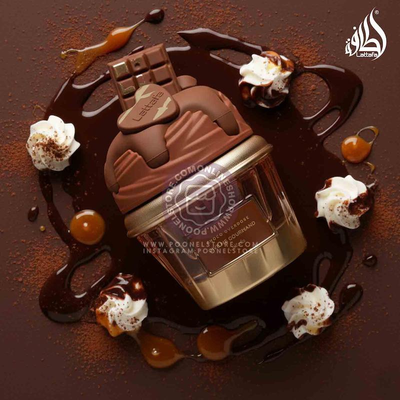 +ویدیو عطر پینترستی لطافه نسخه اورجینال مدل چوکو اوردوز گیو می گورماند Lattafa Choco Overdose Eau de Parfum, Gourmand Collection Dark Chocolate FudGe and Caramel FraGrance 75ml Spray Sweet and EleGant Give Me Gourmand Collection