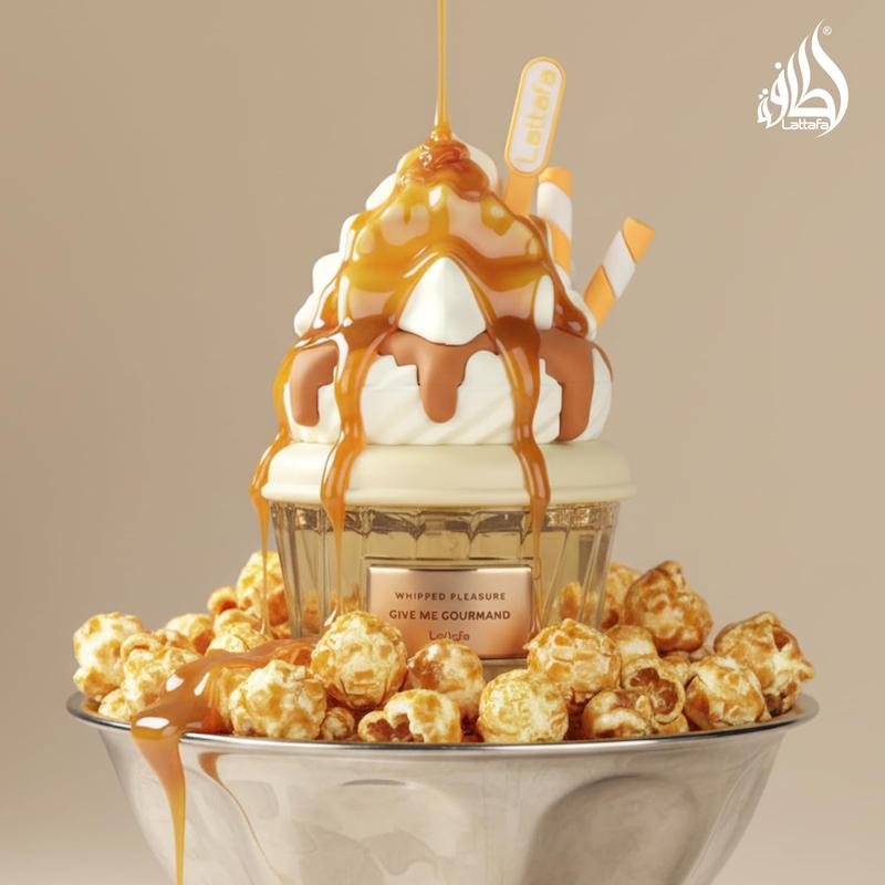 +ویدیو عطر پینترستی لطافه نسخه اورجینال مدل کاپ کیک کارامل وانیل Lattafa Whipped Pleasure Eau de Parfum Give Me Gourmand Collection Spray Form 75ml Whipped Cream Caramel & Vanilla Scent LonG lastinG