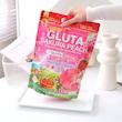 پودر نوشیدنی میکس پلاس سفید کننده گلوتا کلاژن نسخه اصل وارداتی Mikeo Gluta Sakura Peach Collagen Dipeptide Vitamin Mix Plus Poonel Store Online Shopping Platform