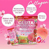 پودر نوشیدنی میکس پلاس سفید کننده گلوتا کلاژن نسخه اصل وارداتی Mikeo Gluta Sakura Peach Collagen Dipeptide Vitamin Mix Plus Poonel Store Online Shopping Platform