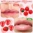 بالم لب پینترستی توت فرنگی مرطوب کننده، معطر و ضد خشکی لب ها نسخه وارداتی Cute Lip Balm Strawberry Wrinkle Repair MoisturizinG and PlumpinG LastinG HydratinG Strawberry Shaped Lip Gift for Women Bridal Shower WeddinG Favors Teacher Appreciation Birthday