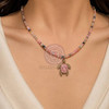 گردن آویز پینترستی ملیسا مدل انیمال، گردنبند زنانه دست ساز ملیسا مدل لاک پشت Melissa Gallery Cute Handmade turtle necklace Women Accessories Poonel Store Online Shopping Platform