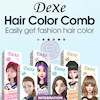 شامپو رنگ مو دکسی، شامپو رنگ مو پینترستی ترند دکسی نسخه اصل وارداتی DEXE Magic Brown Gold Blond Black Hair Dye Comb Hair Color Dye Shampoo Used for Natural Hair with Comb Easy to Use Male Female