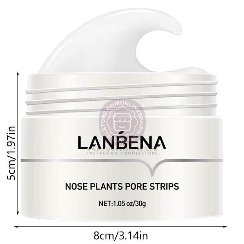 چسب بینی لانبنا نسخه وارداتی درمان جوش های بینی و پاکسازی پوست نسخه وارداتی Peel Off Nose Strips For Lanbena Pore Strips Nose Strips For Black Heads Black Head Remover For Face Strips