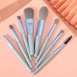 ست براش میکاپ کیفی، ست براش کیفی آرایشی 8 عددی نسخه وارداتی و اورجینال Cute Beauty Bag Pink Brush Original Version Best Brand Everyday Essentials Poonel Store