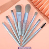 ست براش میکاپ کیفی، ست براش کیفی آرایشی 8 عددی نسخه وارداتی و اورجینال Cute Beauty Bag Pink Brush Original Version Best Brand Everyday Essentials Poonel Store