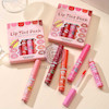 +ویدیو لیپ گلس تینتی پینترستی دراگون رنی بسته ۶ عددی نسخه اورجینال وارداتی DraGon Ranee Matte Lip Tint MoisturizinG Smooth Liquid Lipstick Waterproof PeelinG Off Lip Gloss Pack