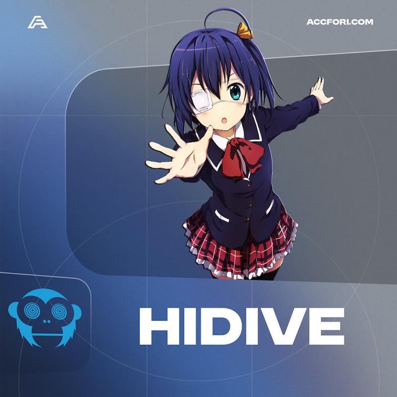 خرید اکانت های دایو Hidive