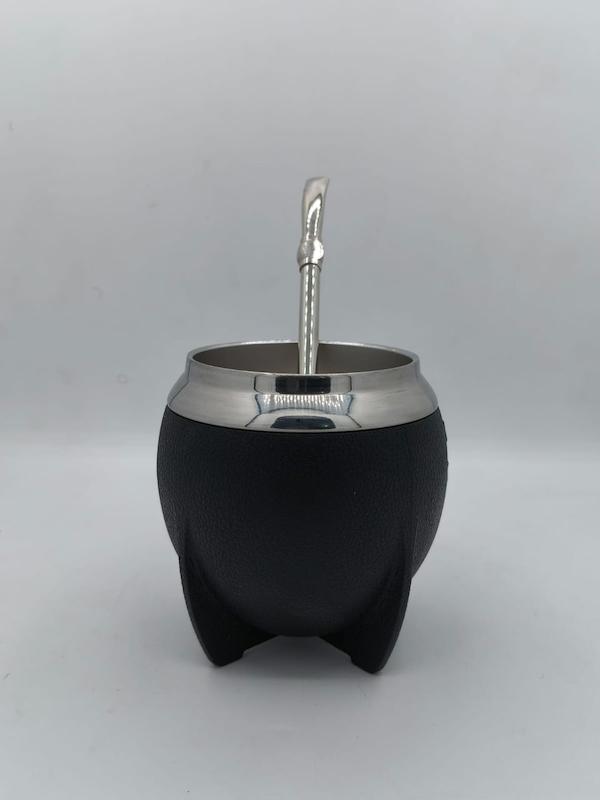 گورد استیل لوکس دستساز با روکش چرم مصنوعی