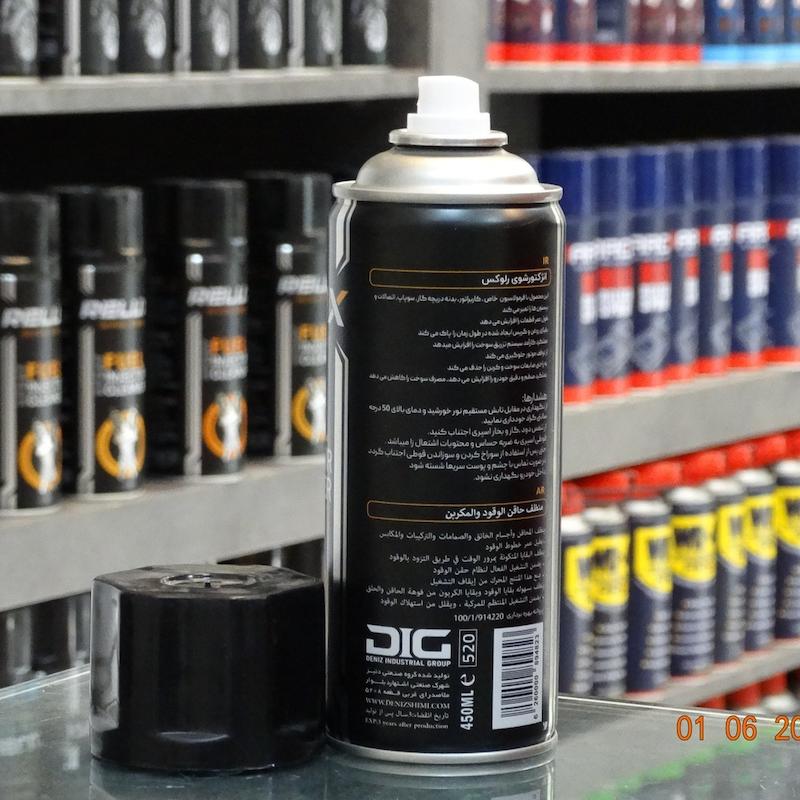 اسپری انژکتور شوی رلوکس مدل گازی حجم 450 میلی لیتر