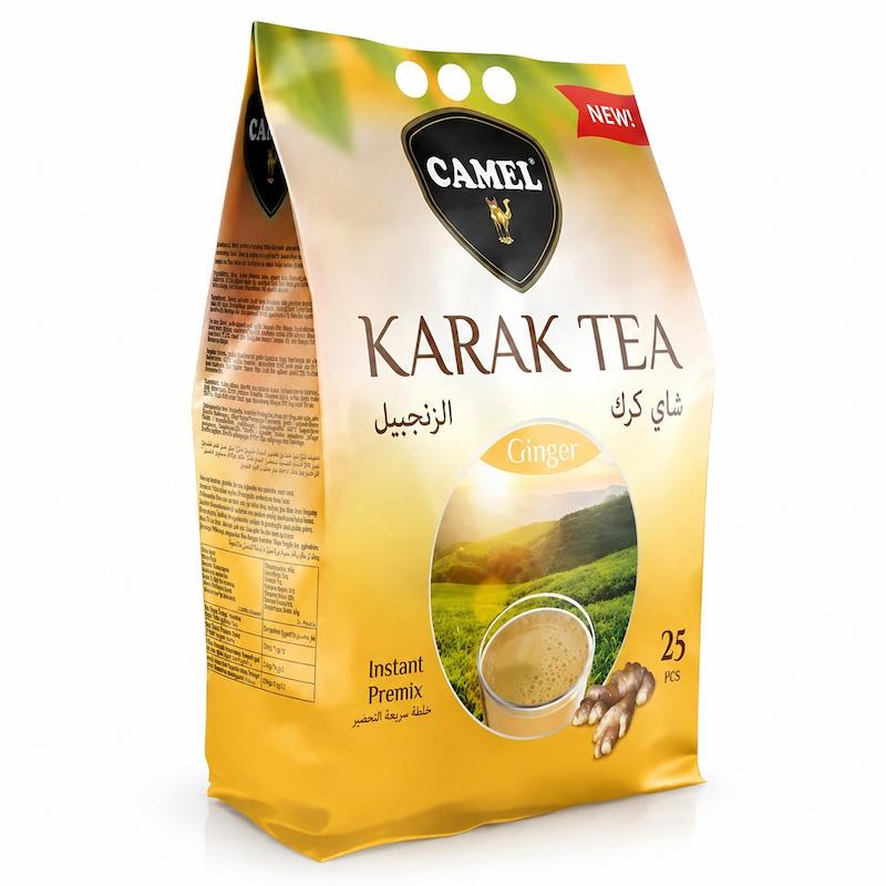 چای کرک کمل زنجبیل - ۲۰ گرم بسته ۲۵ عددی