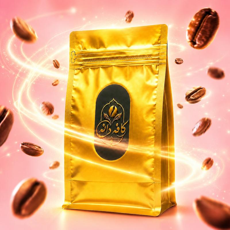 قهوه روبوستا چری هند با طعم قوی و کافئین بالا