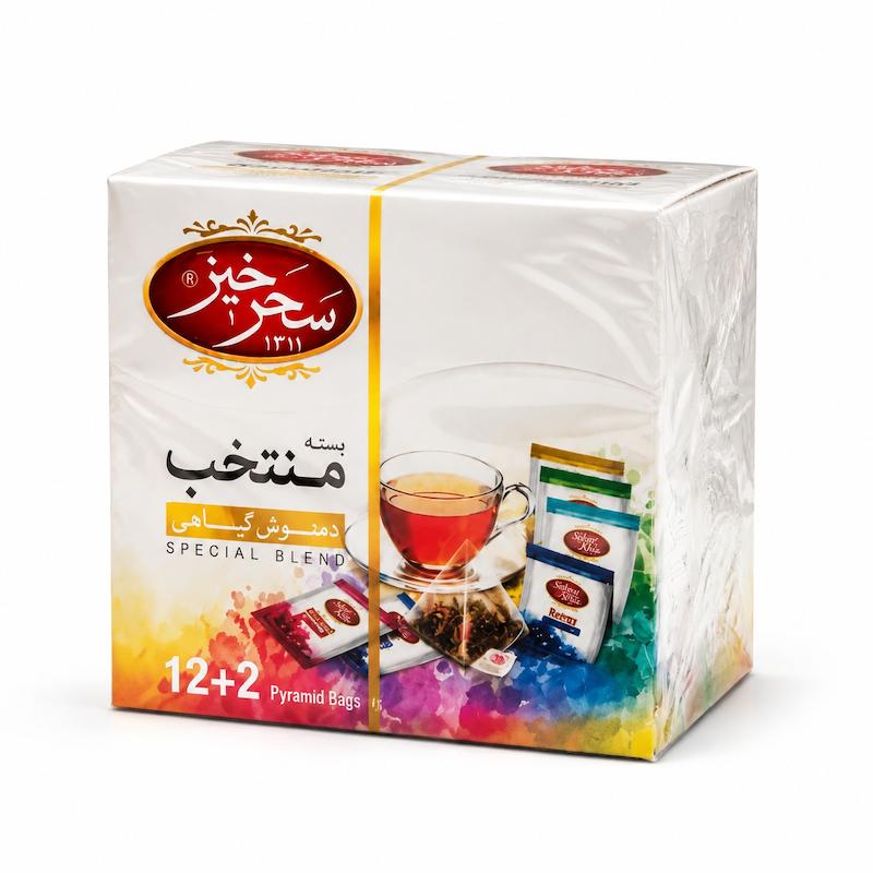 دمنوش گیاهی سحرخیز بسته منتخب دمنوش ها