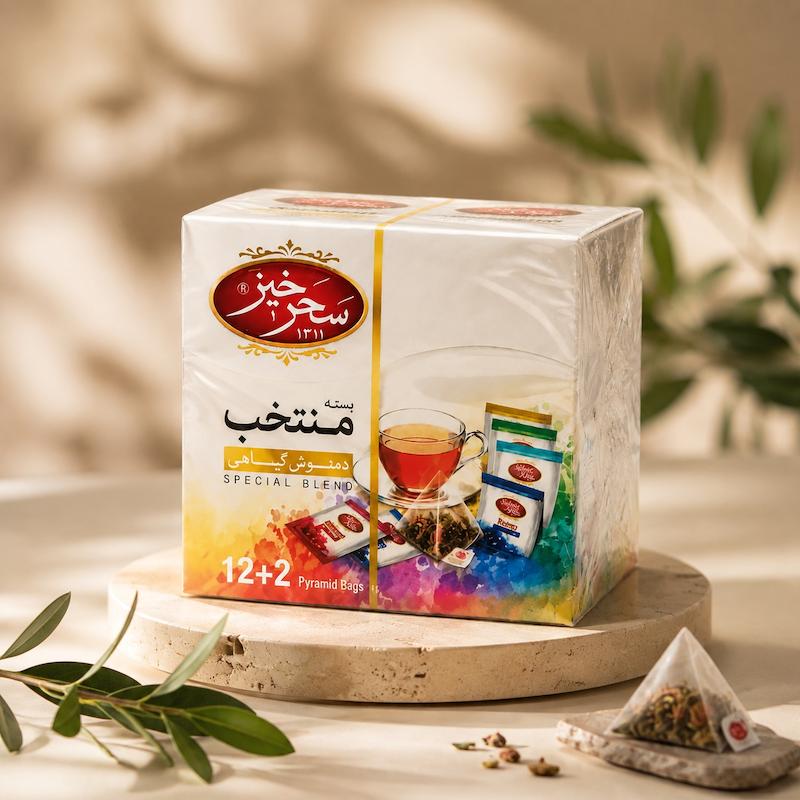 بسته دمنوش منتخب سحرخیز 14 عددی