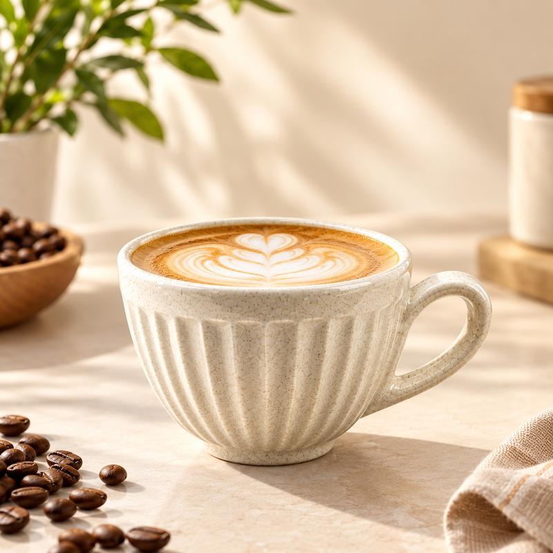 فنجان قهوه و چای طرح روما
