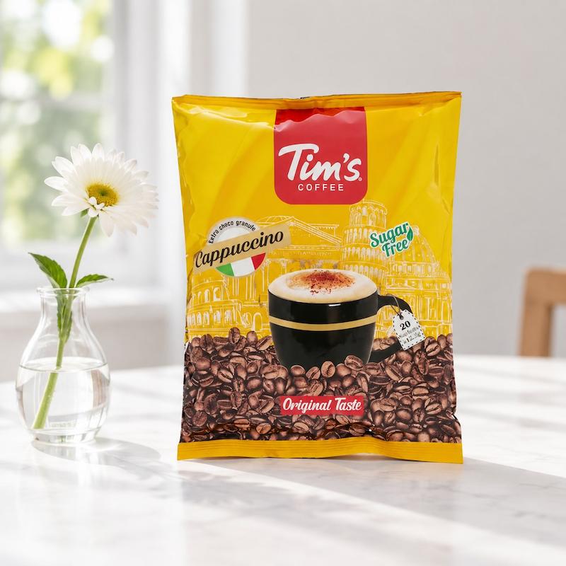 کاپوچینو بدون قند تیمز بسته 20 عددی