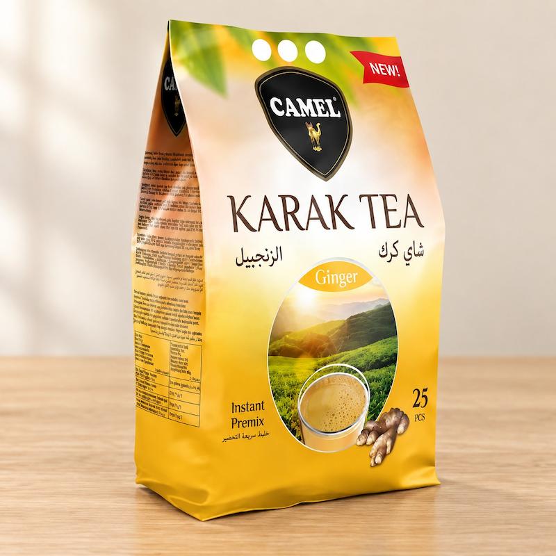 چای کرک کمل زنجبیل بسته ۲۵ عددی