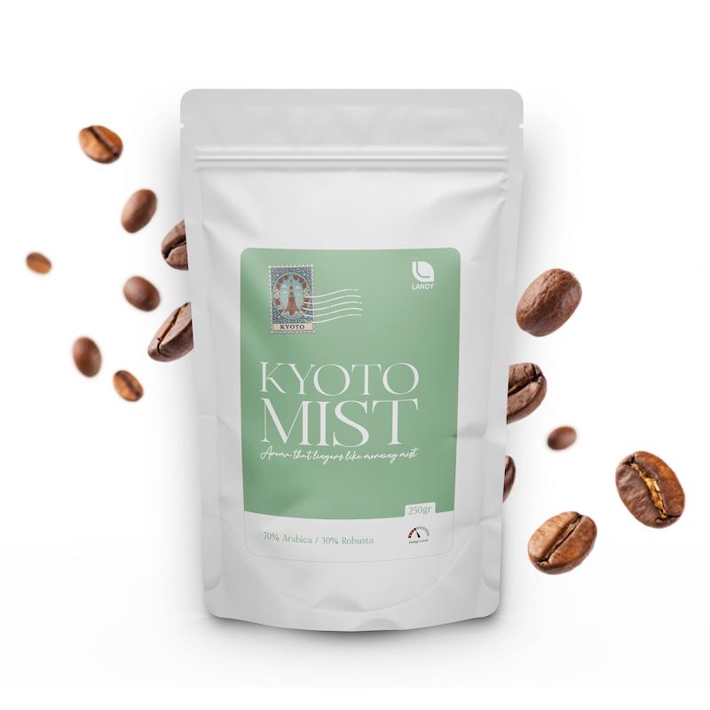 قهوه Kyoto Mist – ترکیب ۷۰٪ عربیکا و ۳۰٪ روبوستا