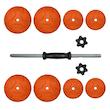 دمبل گرد قابل تنظیم 16 کیلوگرم رادیس فیت مدل DVP16-Mix1-one handle