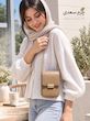کیف دوشی دخترانه چرم طبیعی دست دوز کد 642